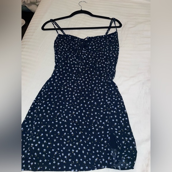 Garage Mini Dress Blue floral - Picture 2 of 3